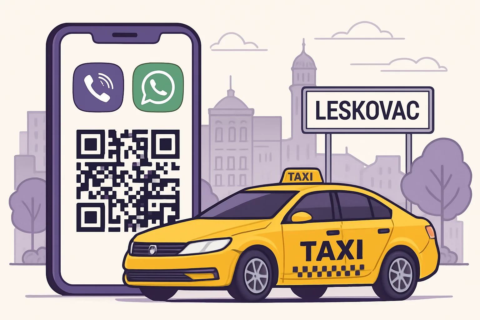 Kako najbrže naručiti taxi u Leskovcu
